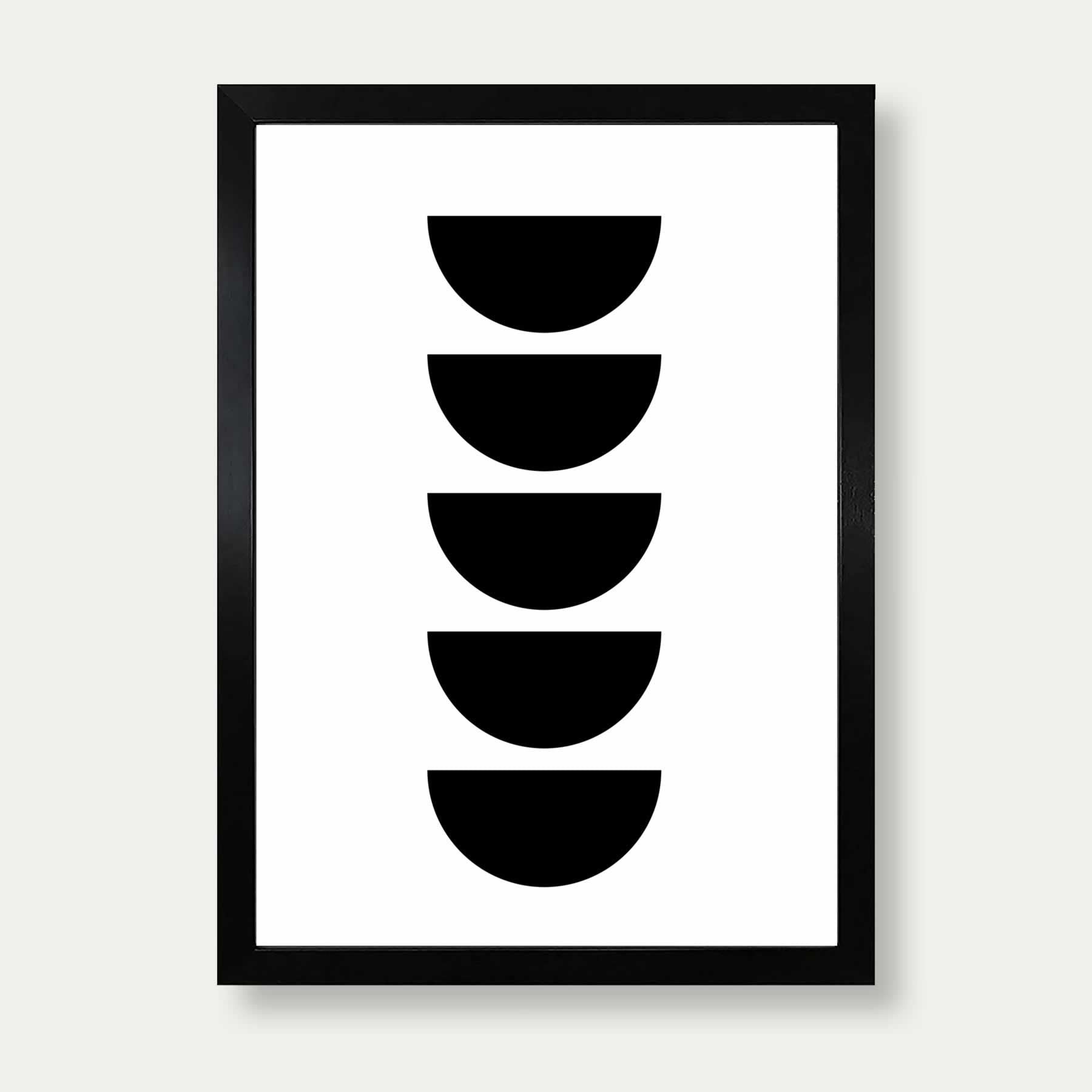 Bauhaus Print Circles No.10 Wall Art