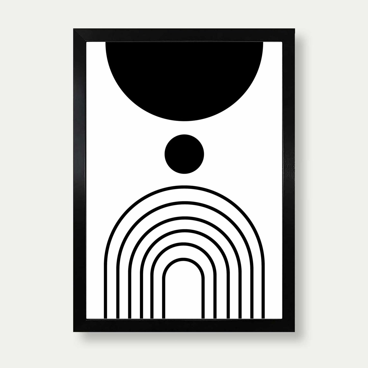 Bauhaus Print Circles No.12 Wall Art