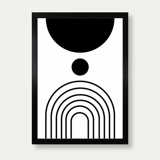 Bauhaus Print Circles No.12 Wall Art