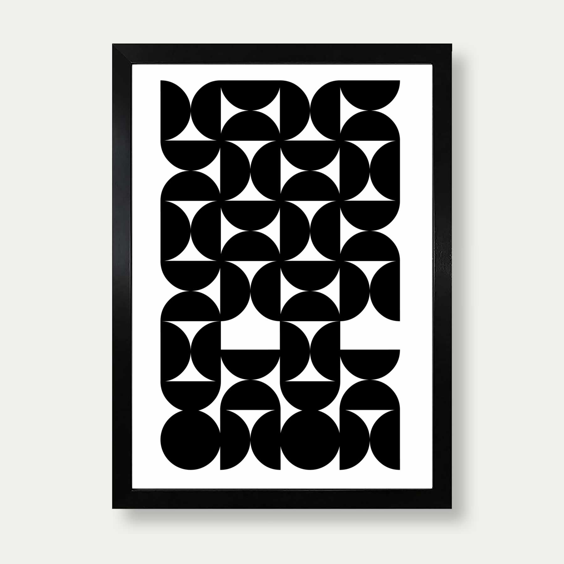 Bauhaus Print Circles No.2