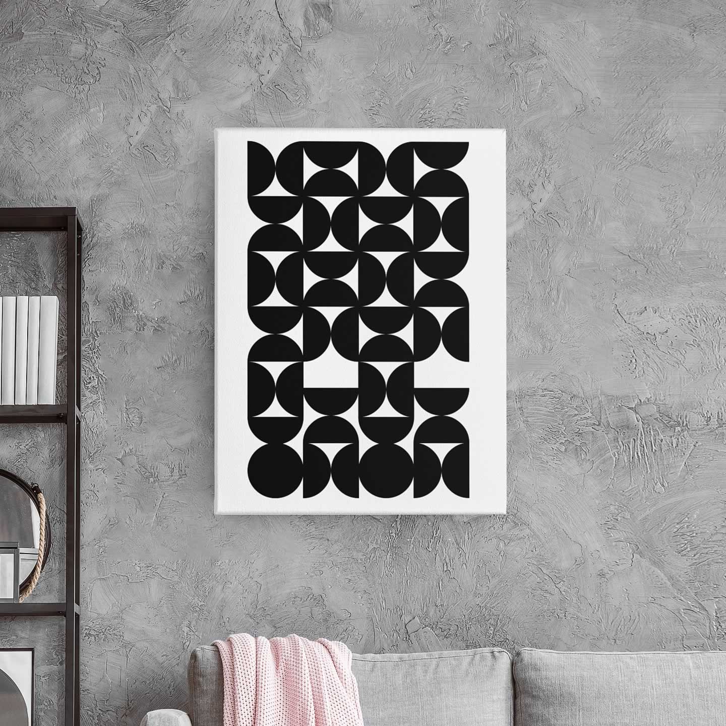 Bauhaus Print Circles No.2 Living Room Wall Art