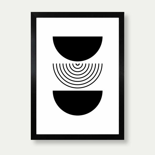 Bauhaus Print Circles No.9 Wall Art