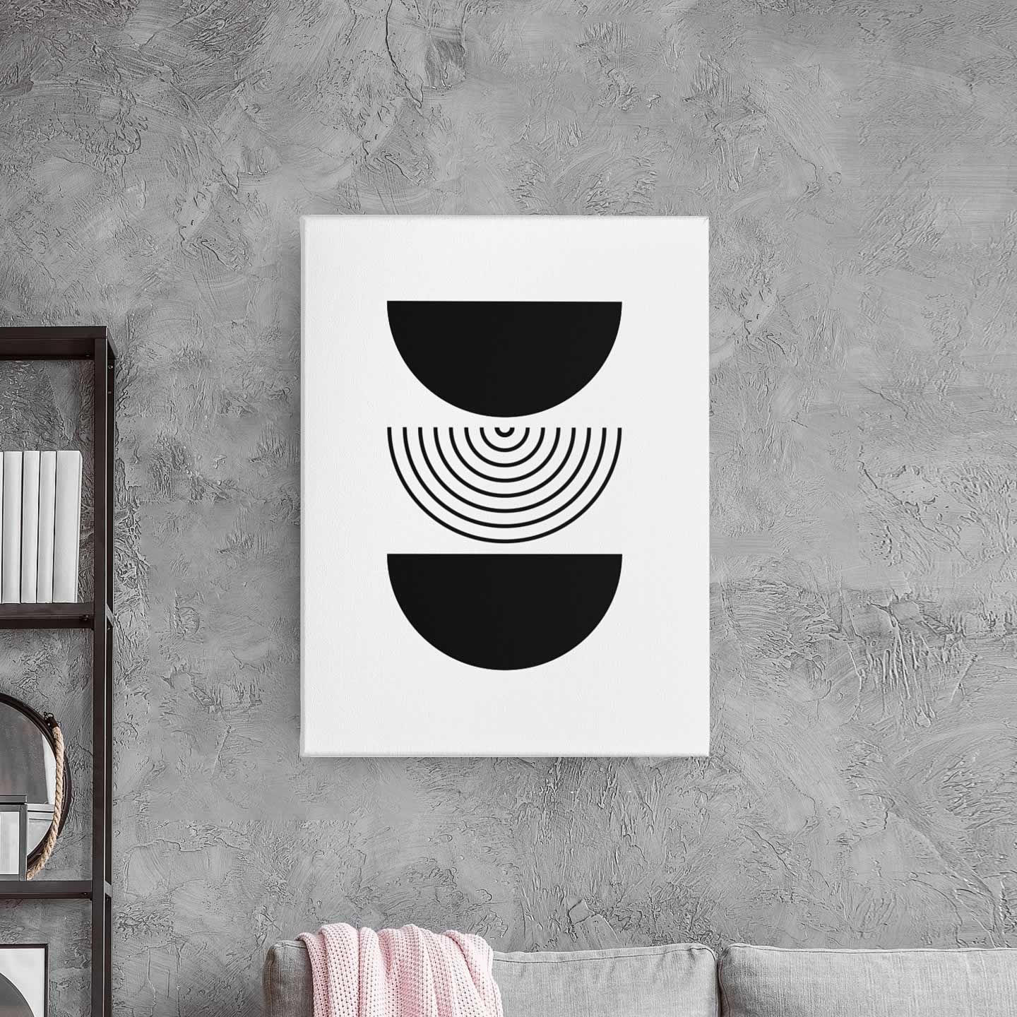 Bauhaus Print Circles No.9 Art Print