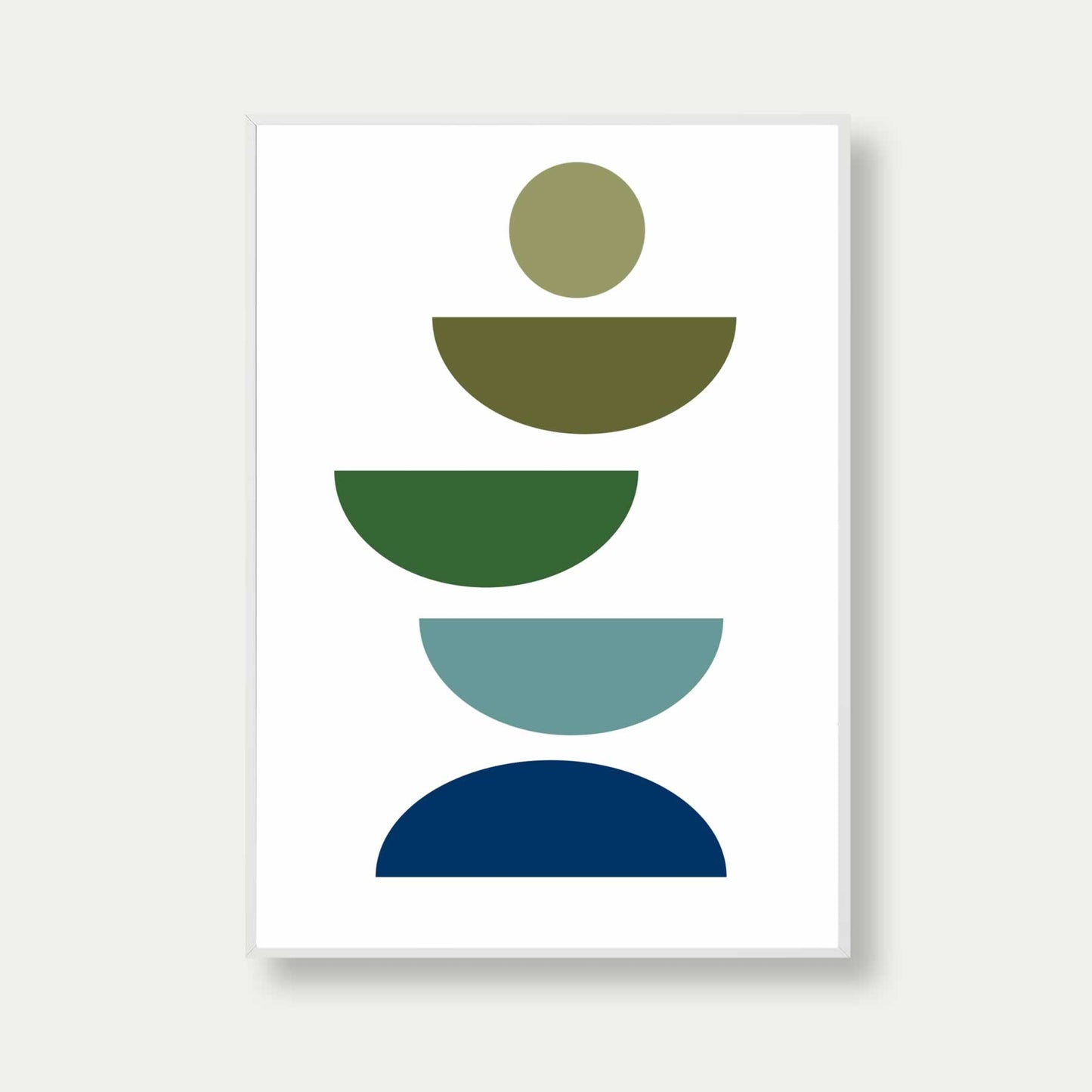 Bauhaus Poster Greens Balance No. 14