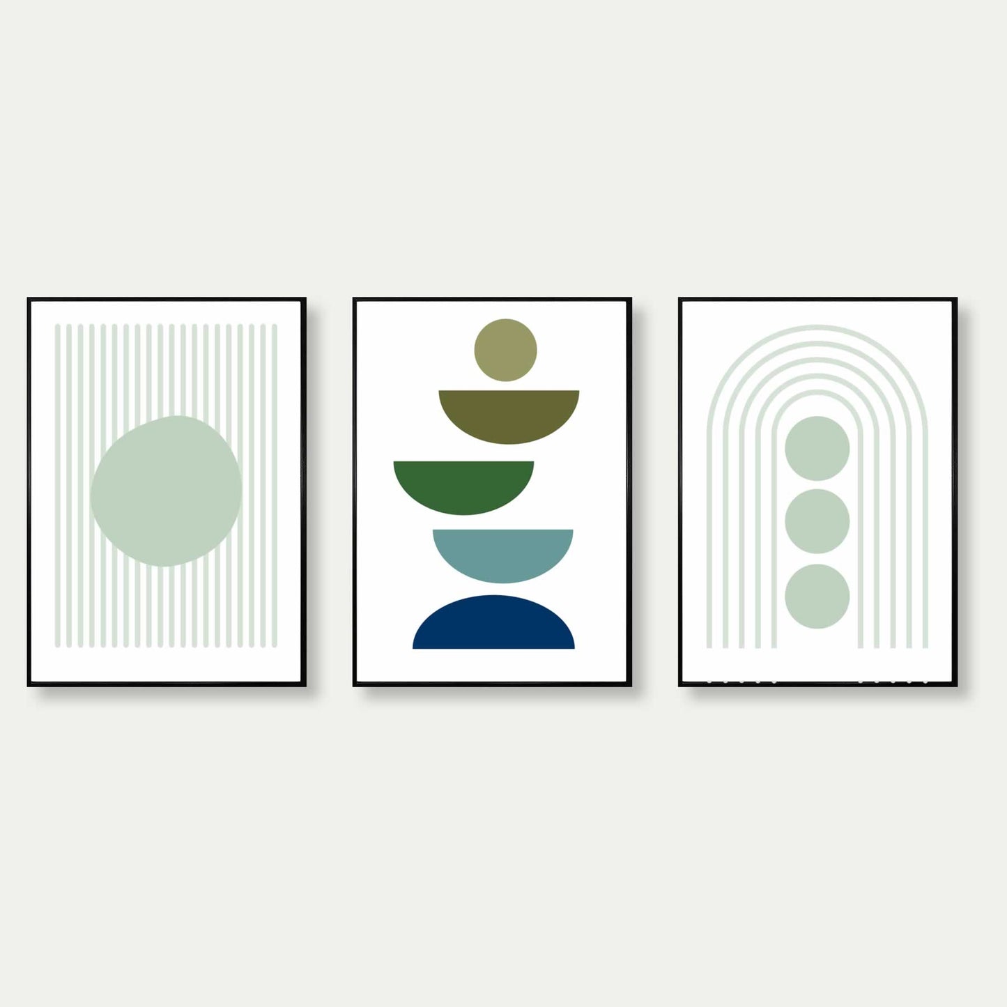 Bauhaus Set Of 3 Prints Wall Art