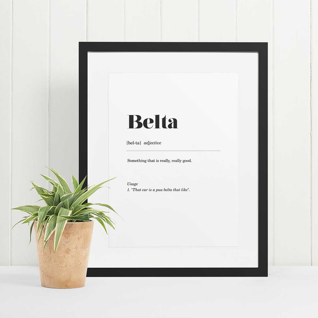 Belta Geordie Definition Poster