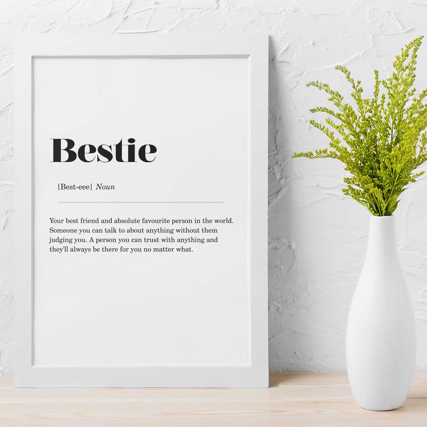 Bestie Framed Print