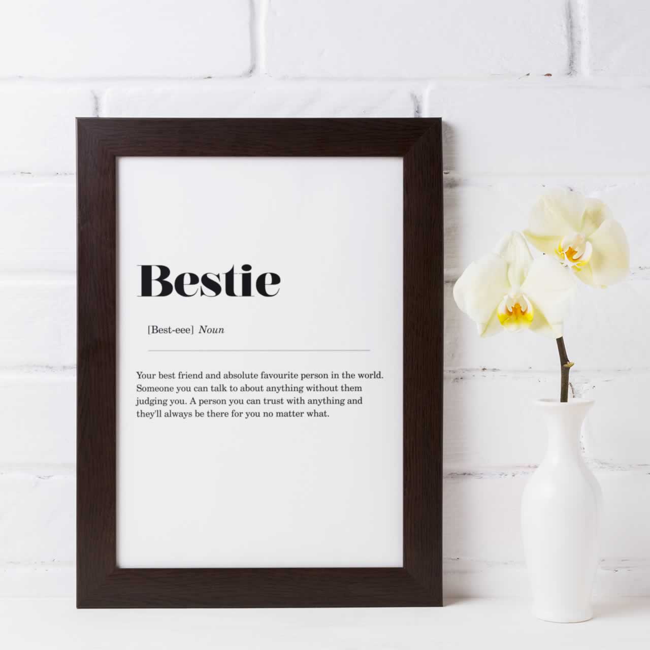 Bestie Poster Gift For Your Best Friend