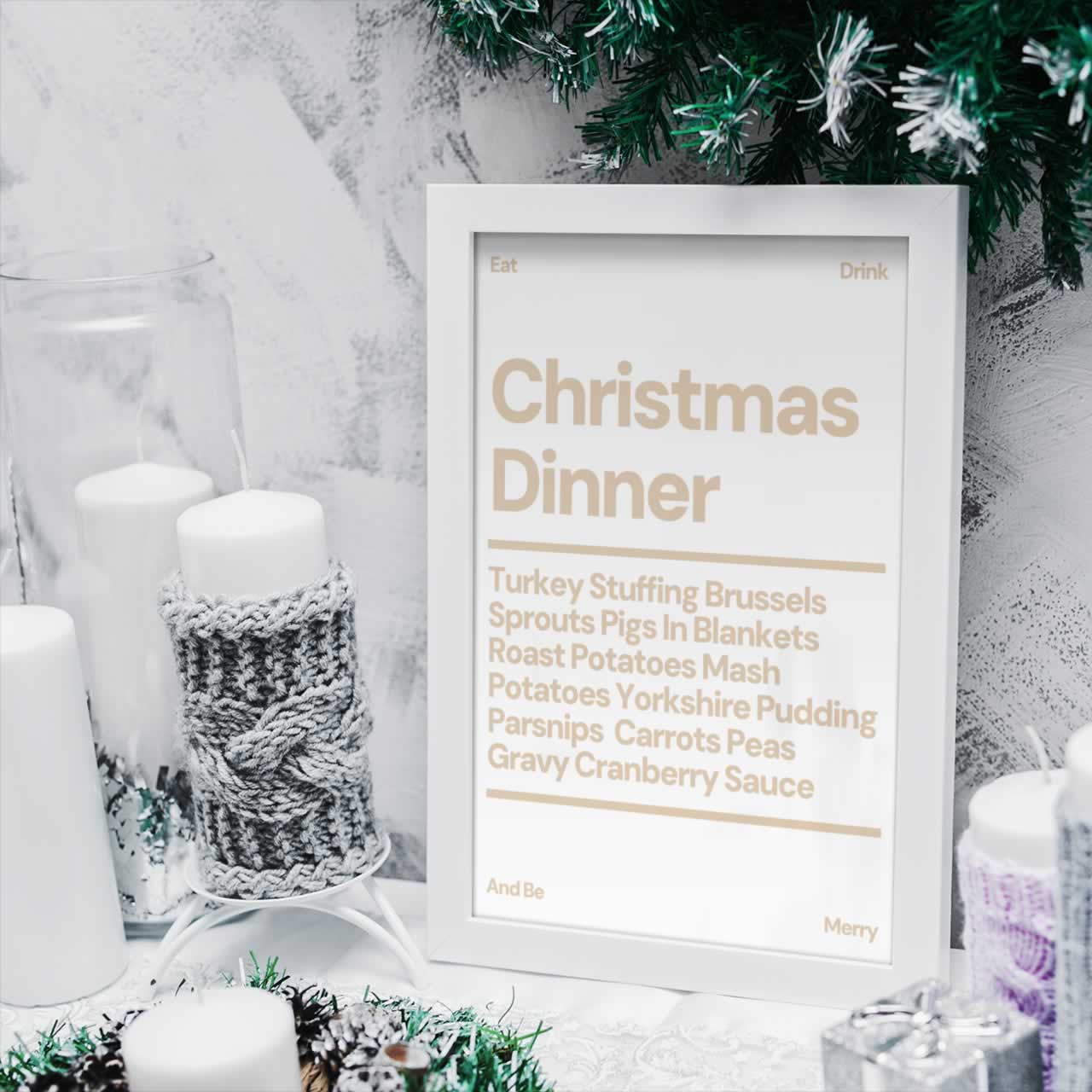 Christmas Lunch Food List Print