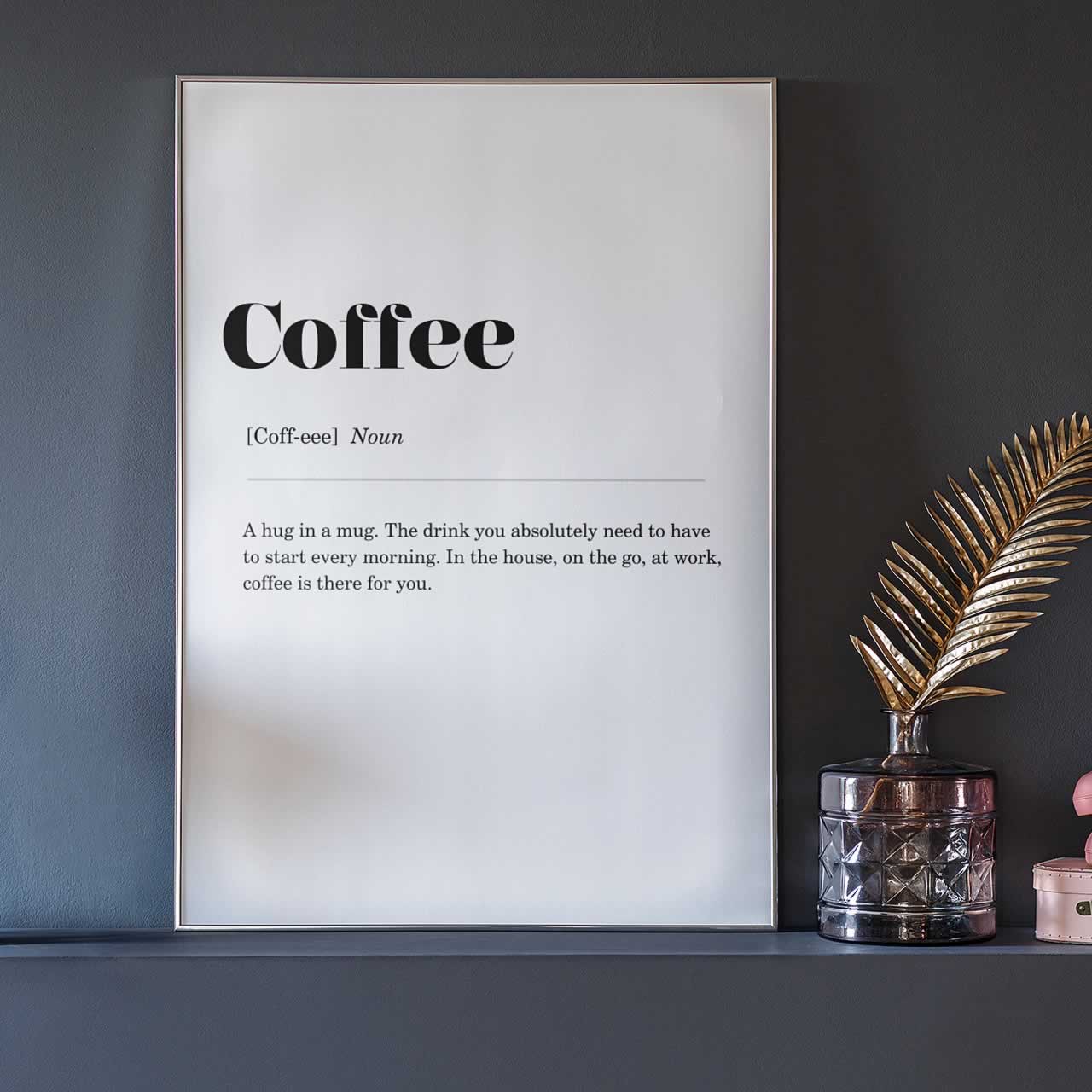 Coffee Definition Print