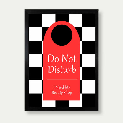 Do Not Disturb Print