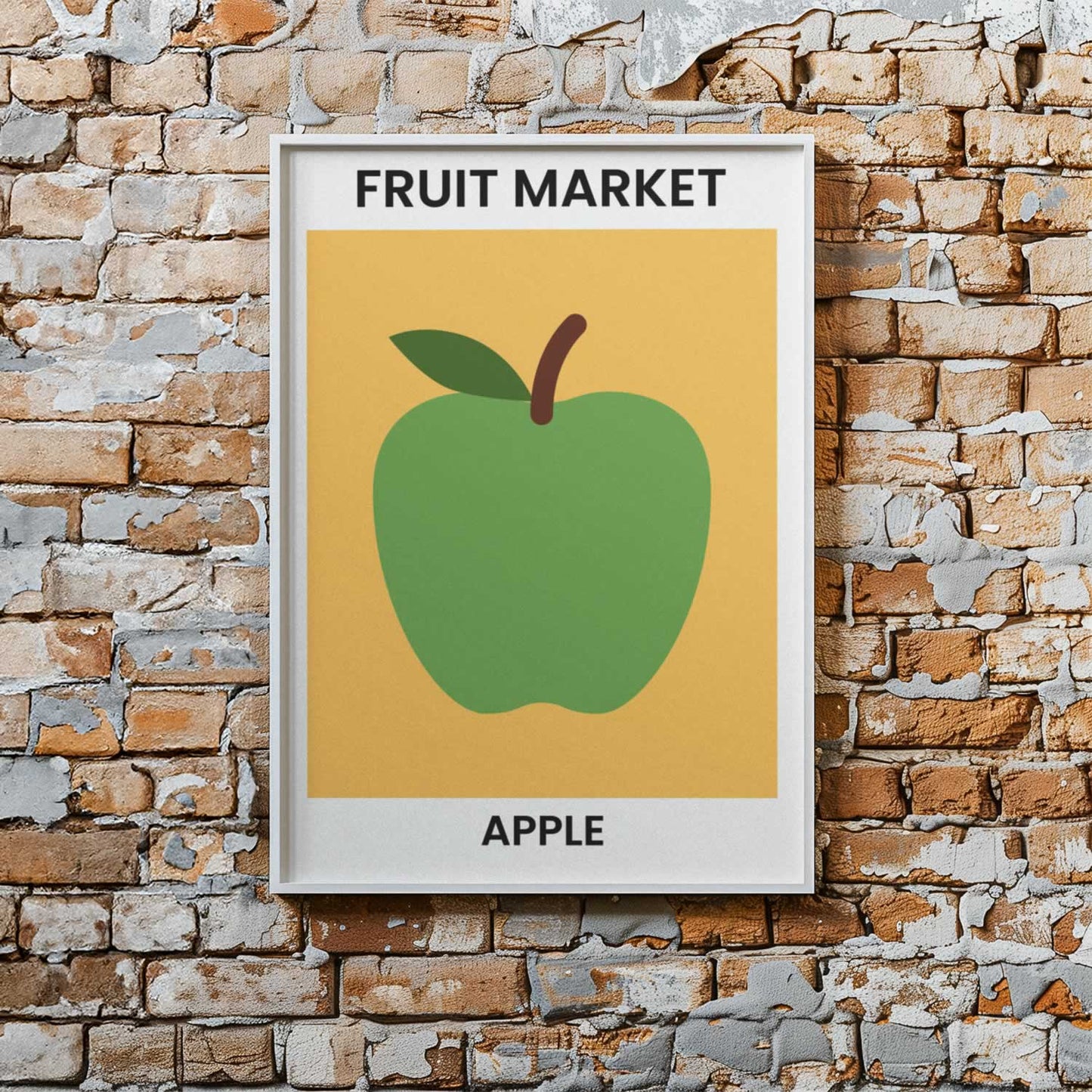 Fruit Market Green Apple Wall Art