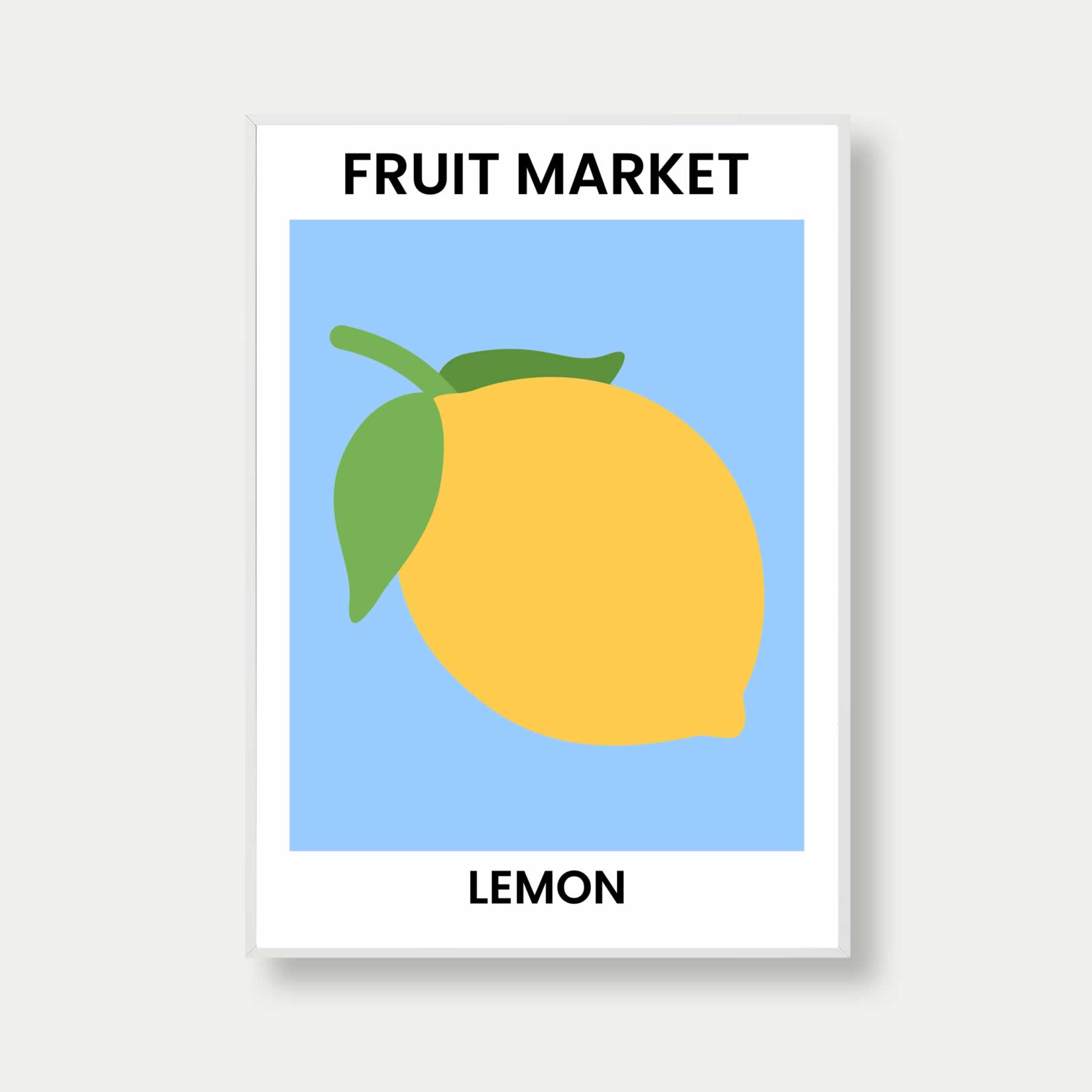 Fruit Market Lemon Print