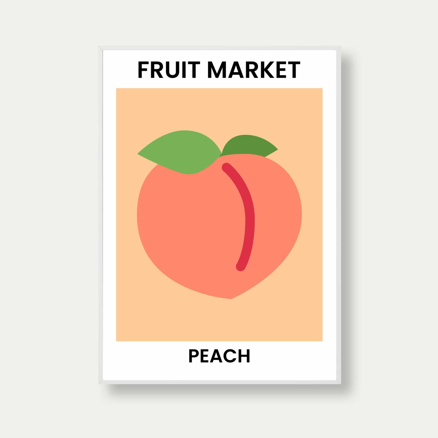 Fruit Market Peach Print