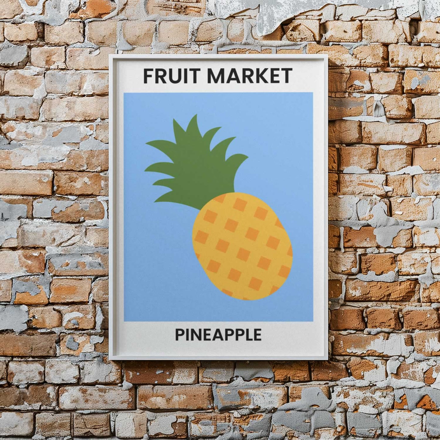 Fruit Market Pineapple Wall Art