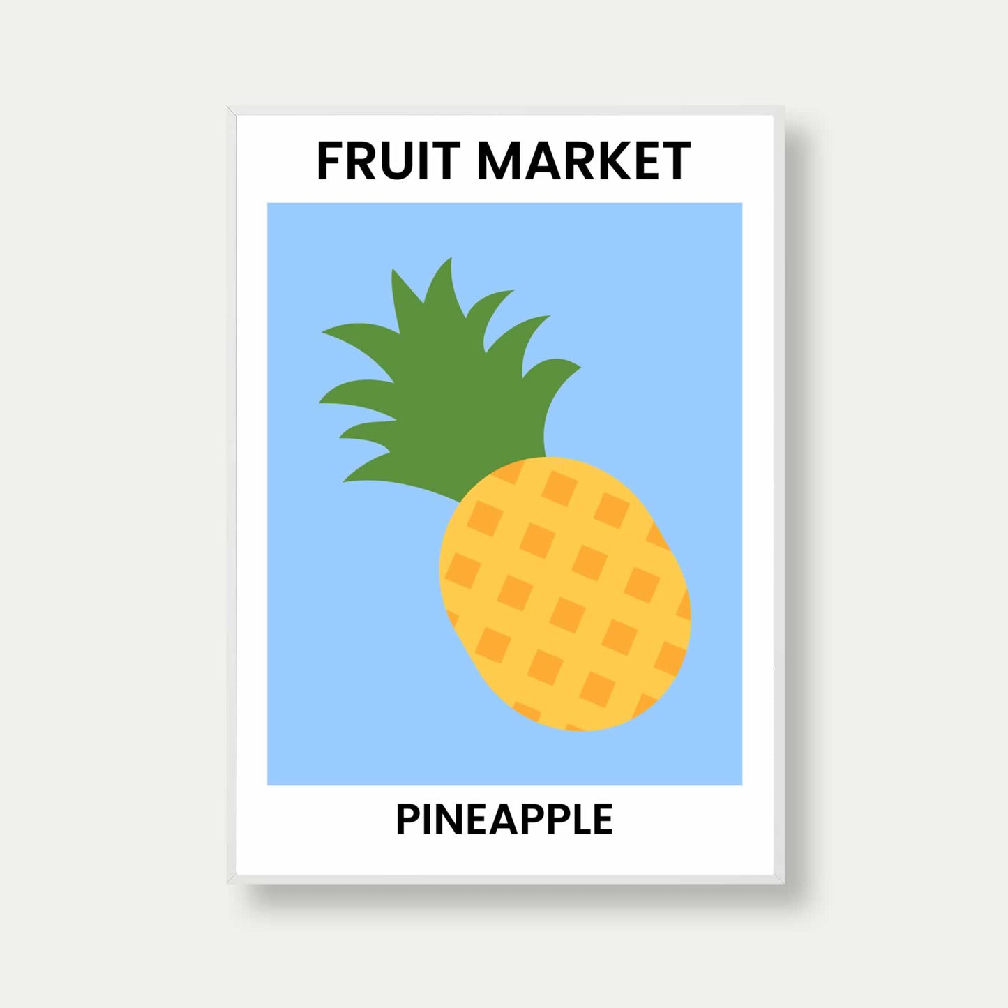 Fruit Market Pineapple Print