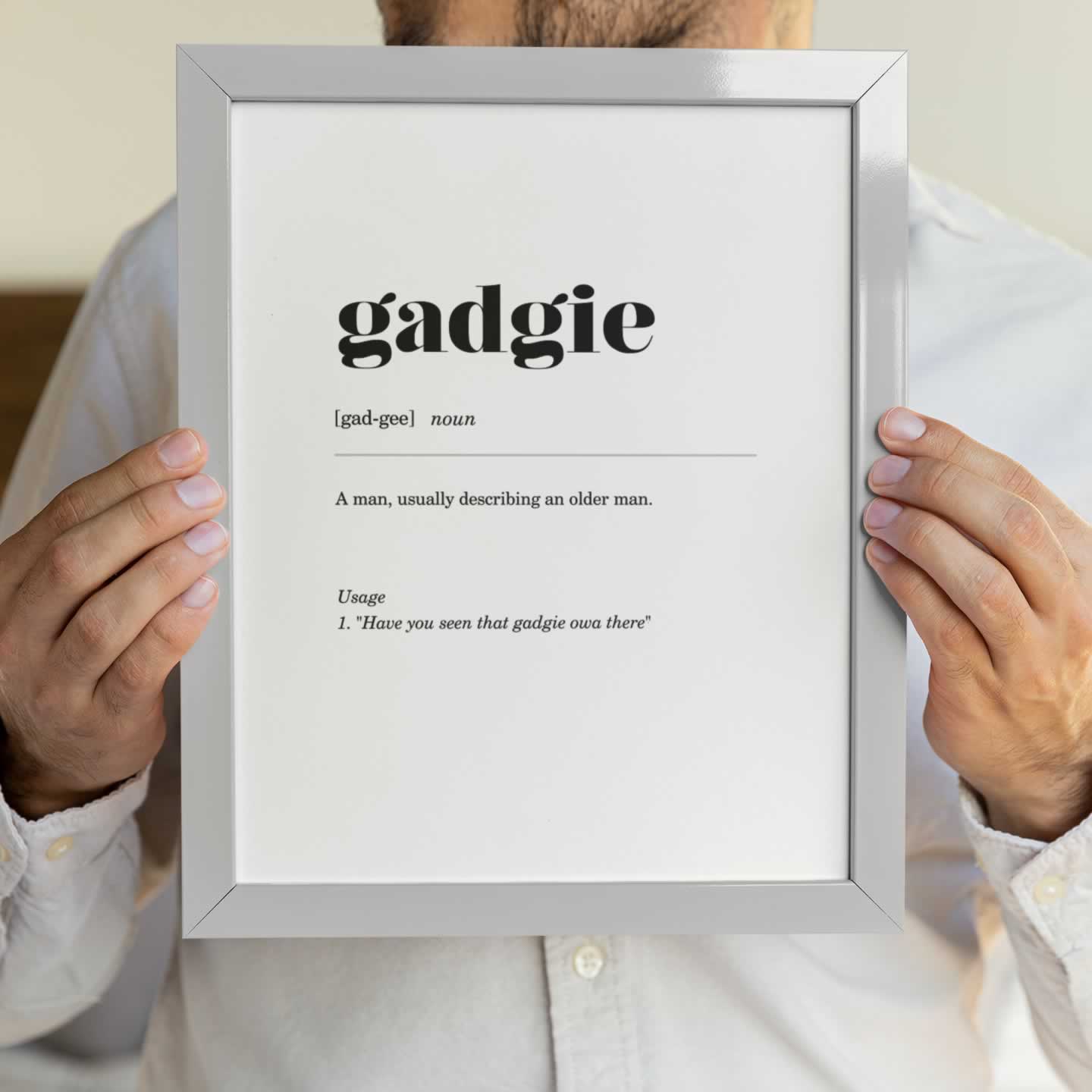 Gadgie Definition Newcastle Print