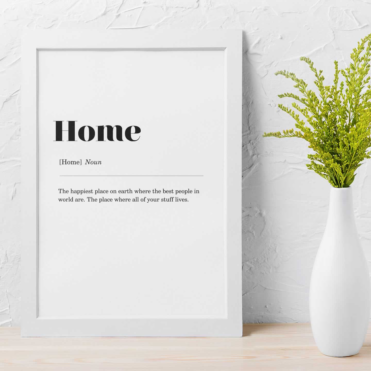 Home Framed Print