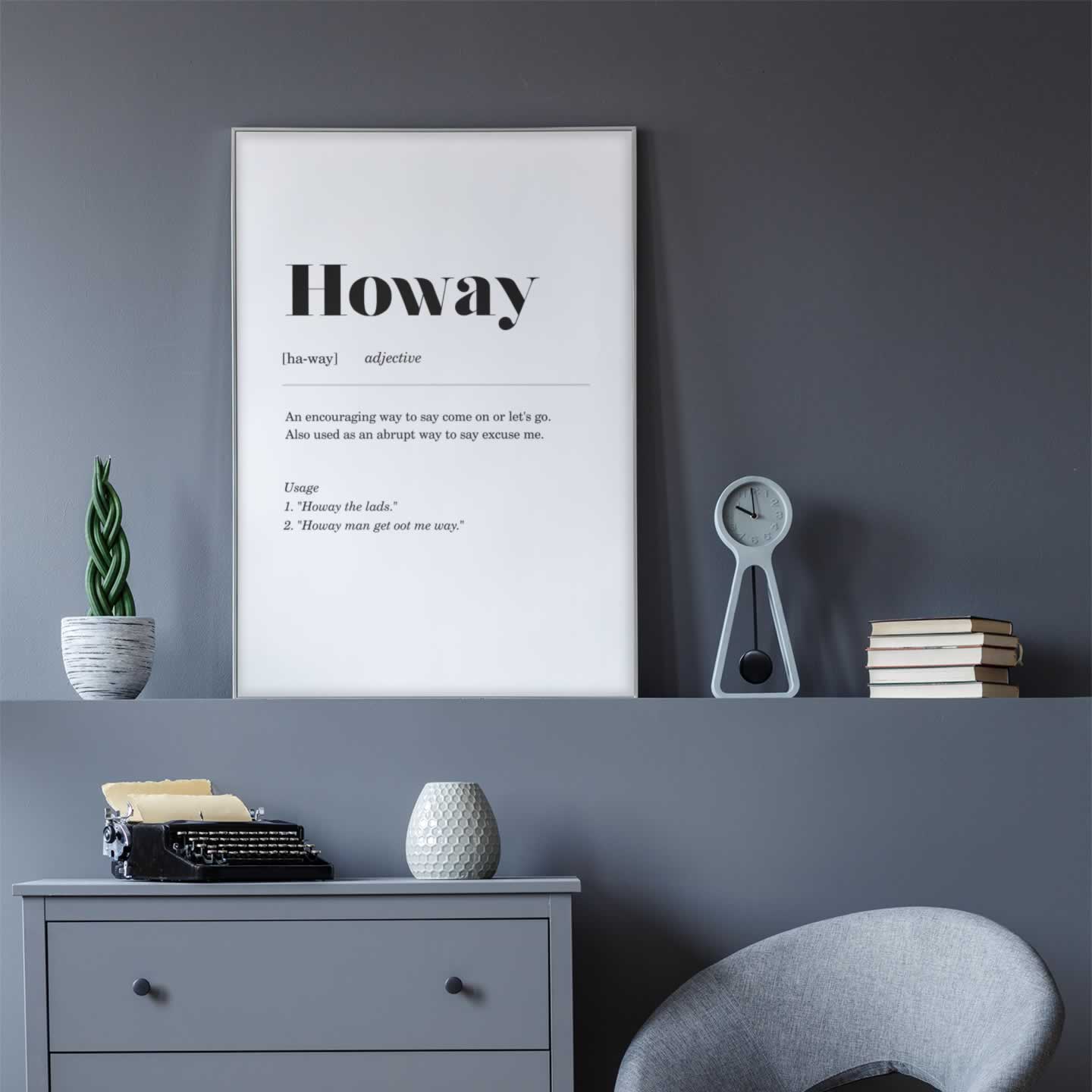 Howay Newcastle Definition Print