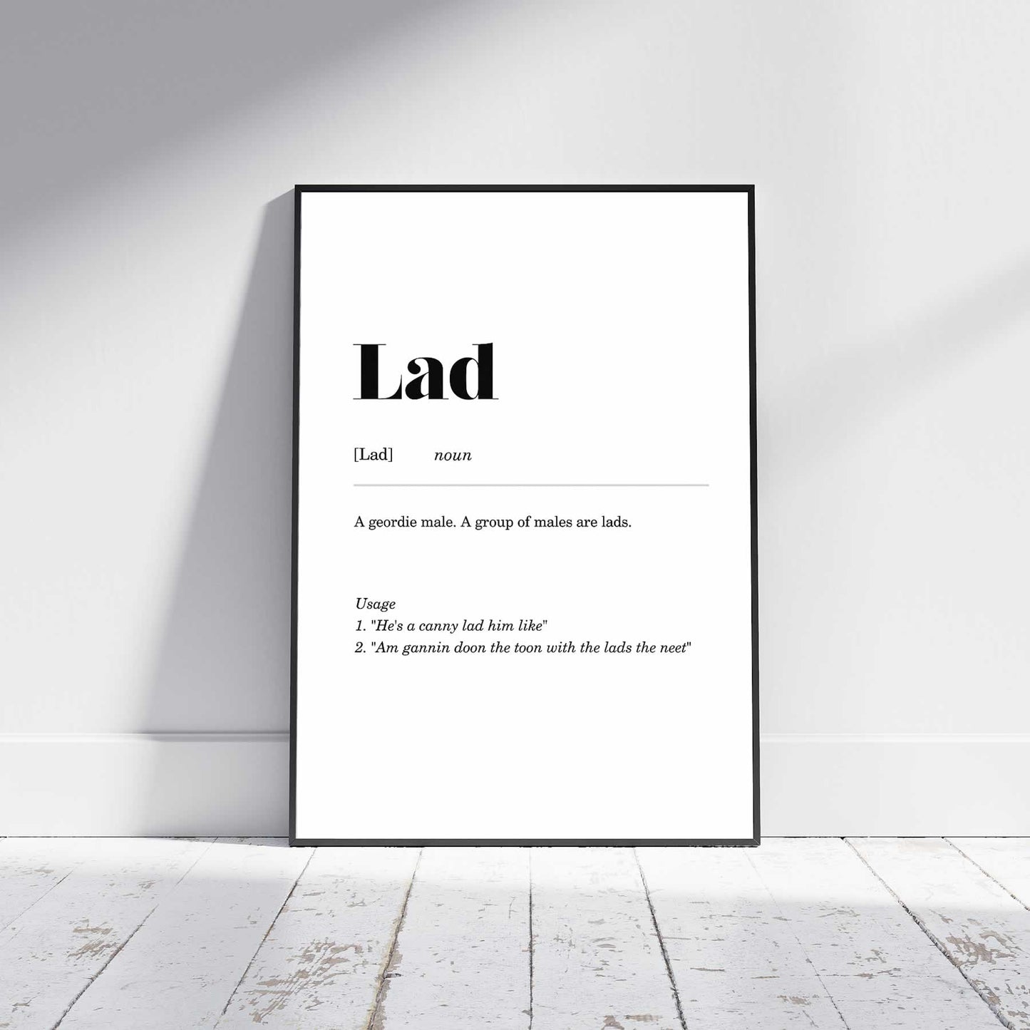 Lad Definition Print