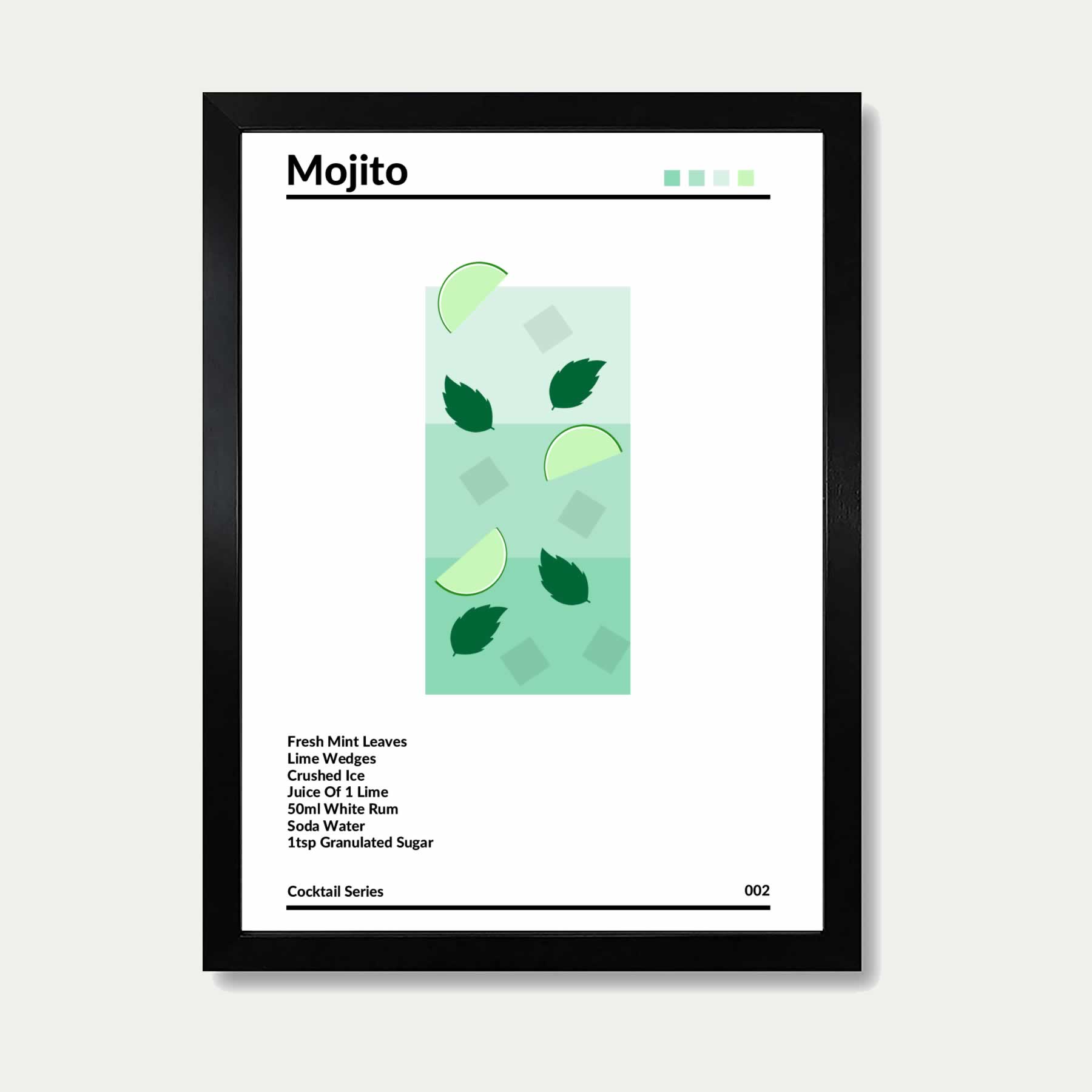 Mojito Cocktail Print