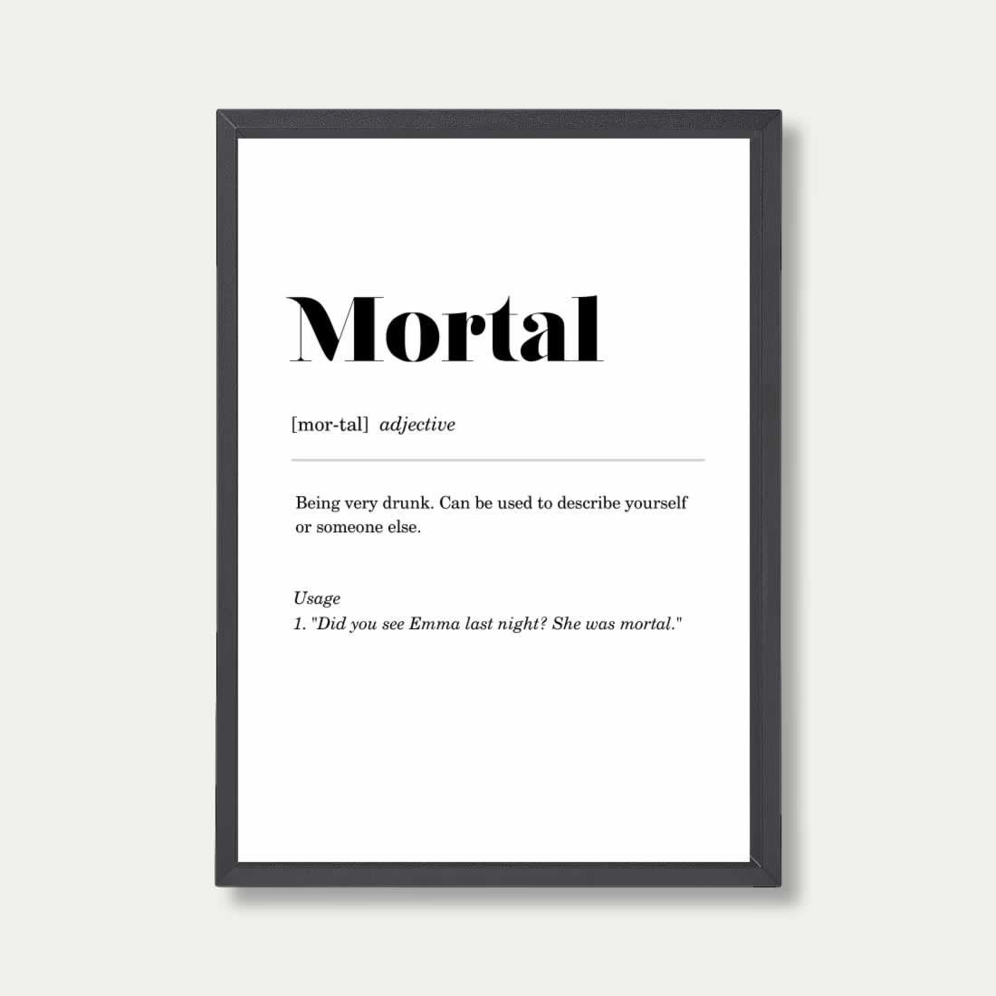 Mortal Geordie Poster