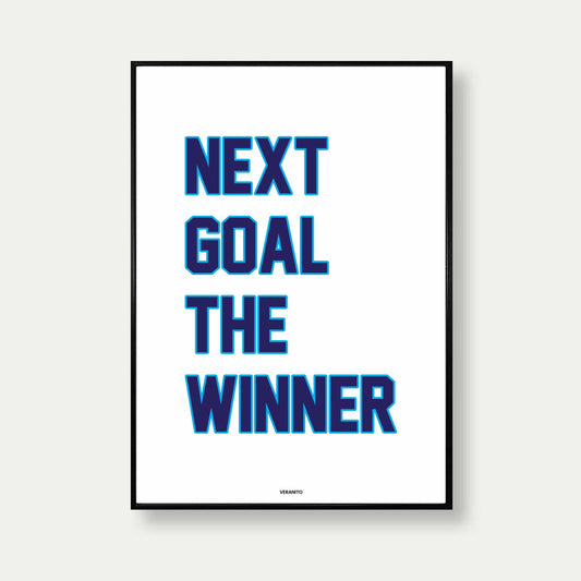 Next Goal The Winner Print