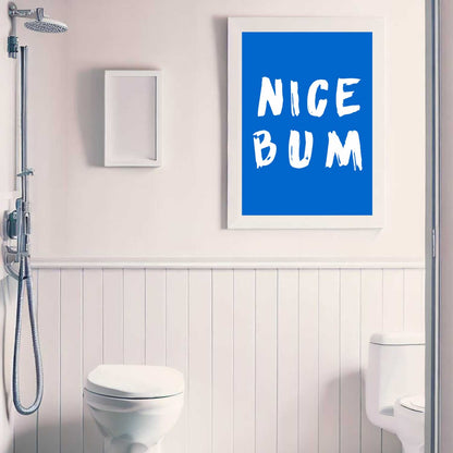 Nice Bum Bathroom Print