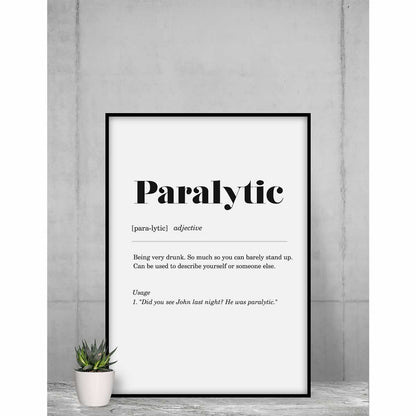 Paralytic Geordie Poster