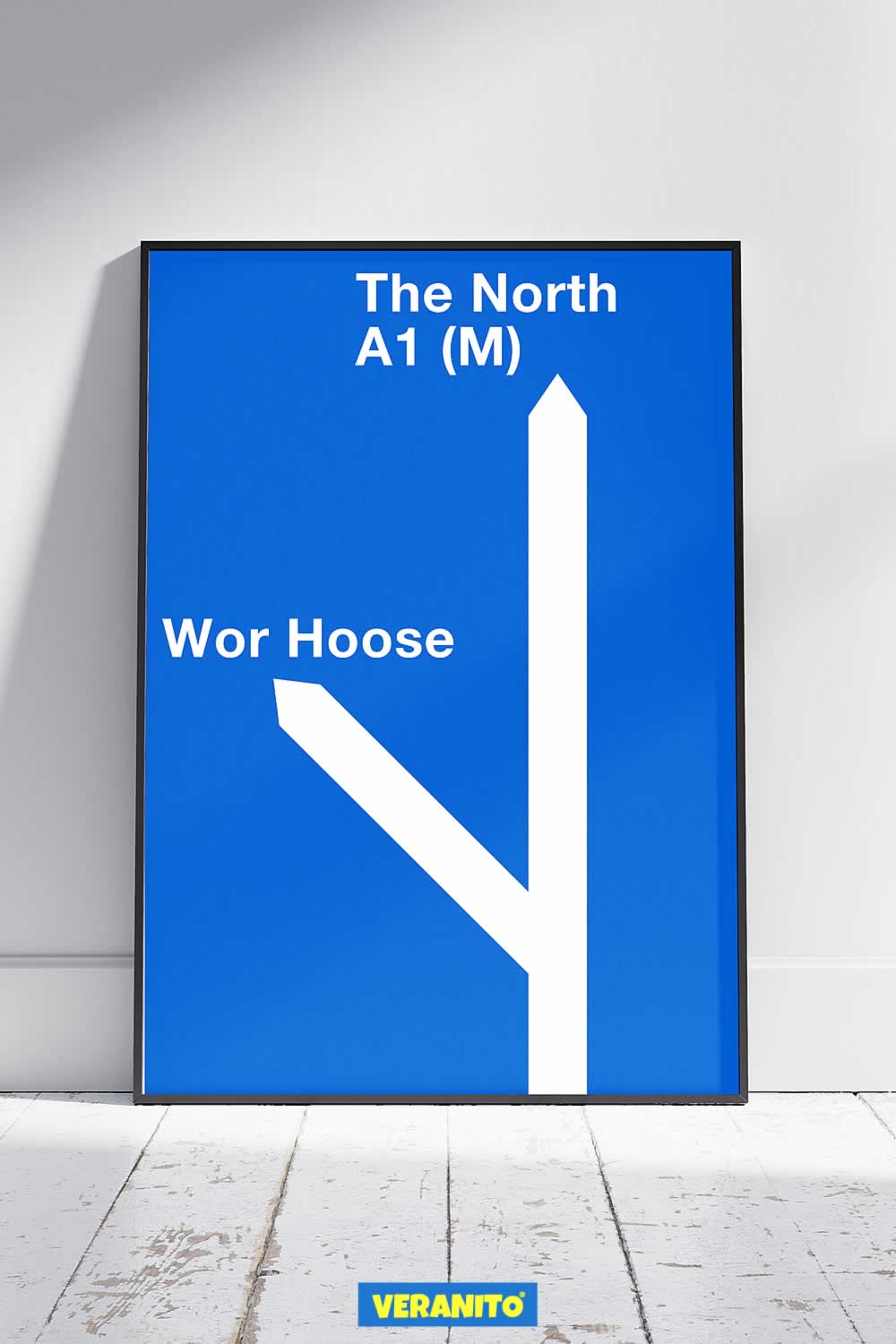 The North Motorway Sign Wall Art