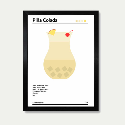 Pina Colada Cocktail Print