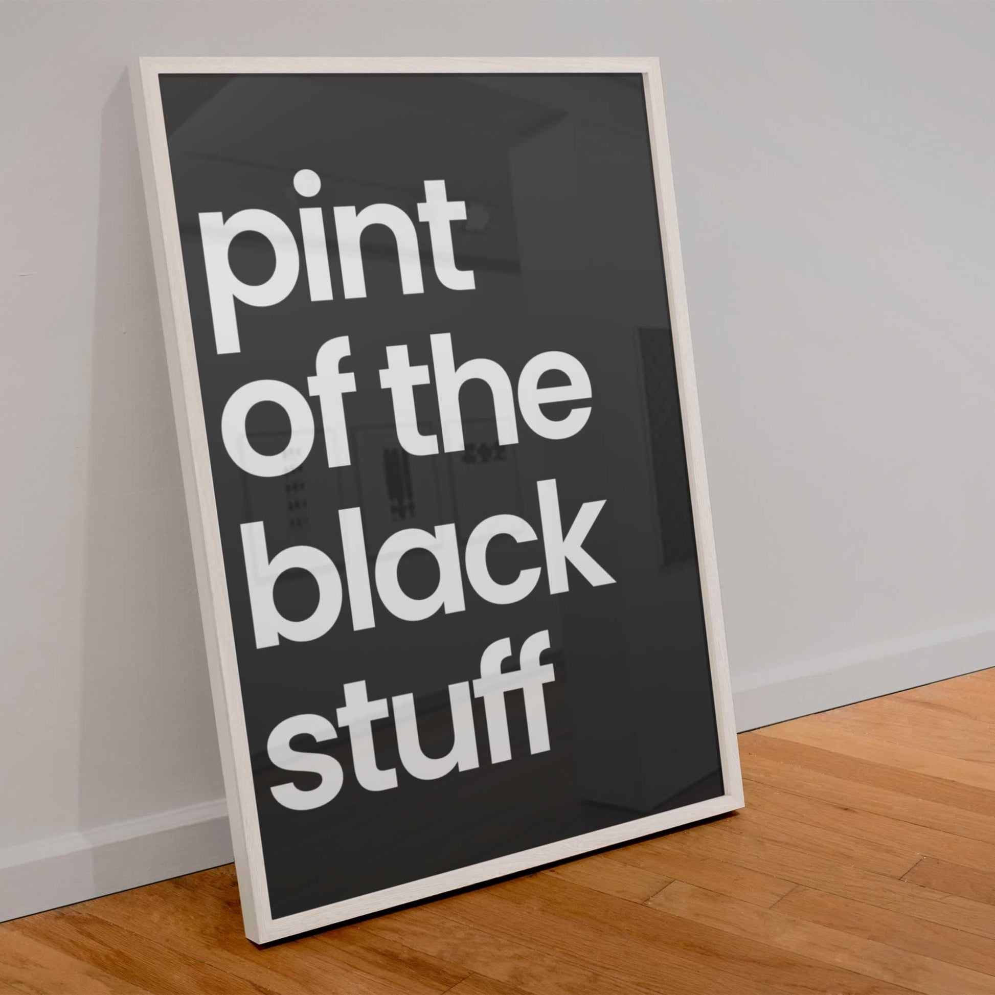 Pint Of The Black Stuff Framed print