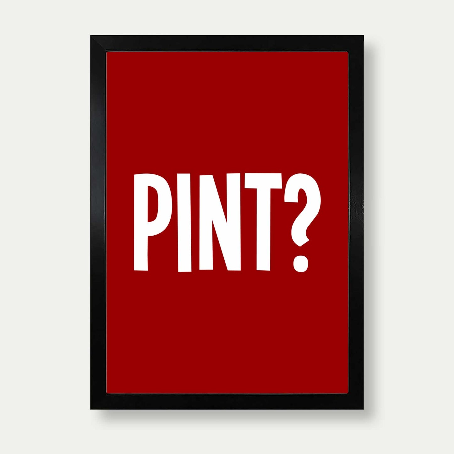 Pint Print In Red