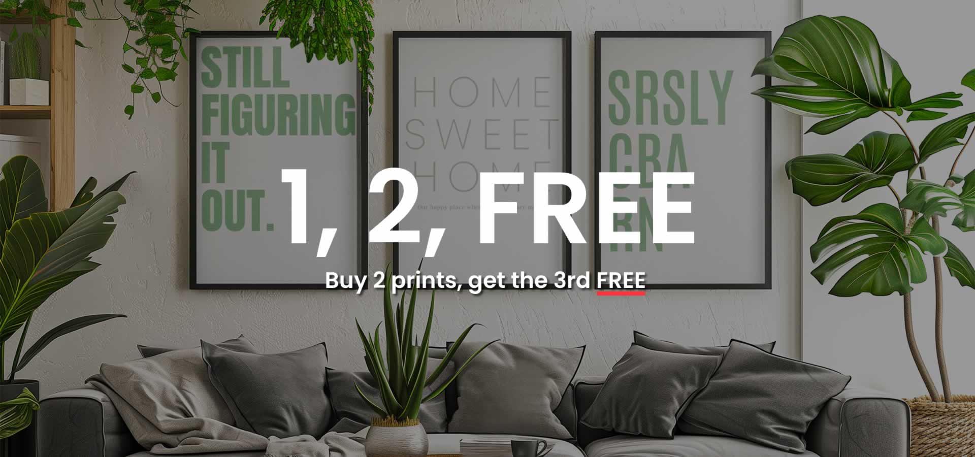 Prints, Posters & Wall Art At Veranito - Buy 2 Get 1 FREE