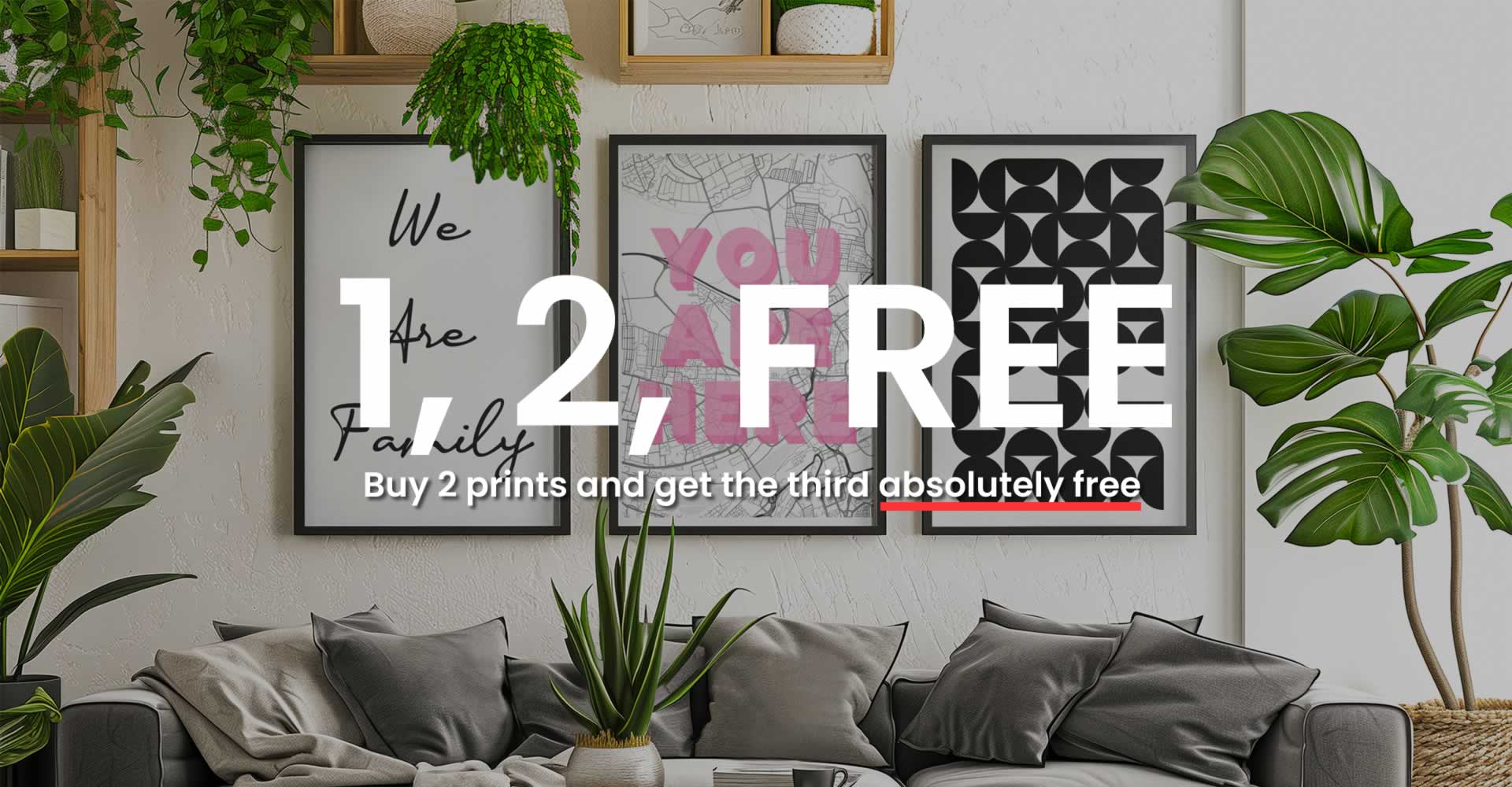 Buy 2 Get 1 Free Prints Offer