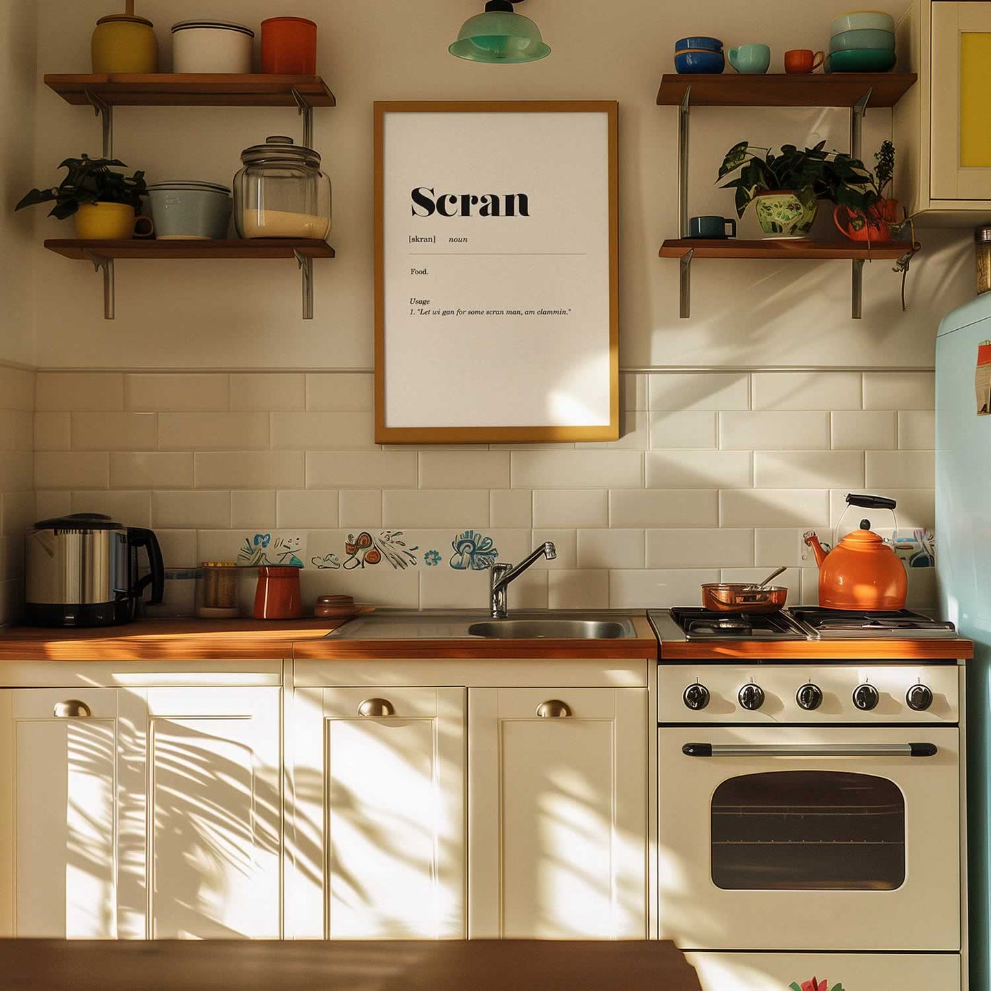 Scran Geordie Kitchen Wall art