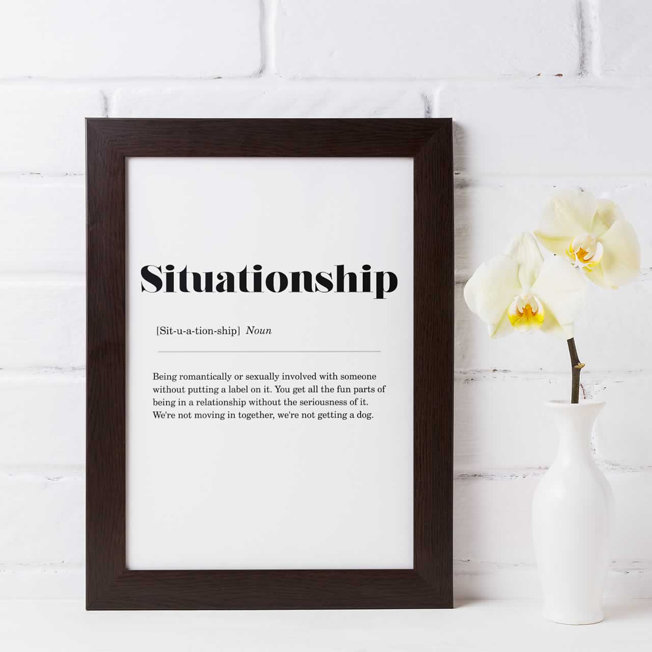 Situationship Definition Wall Art