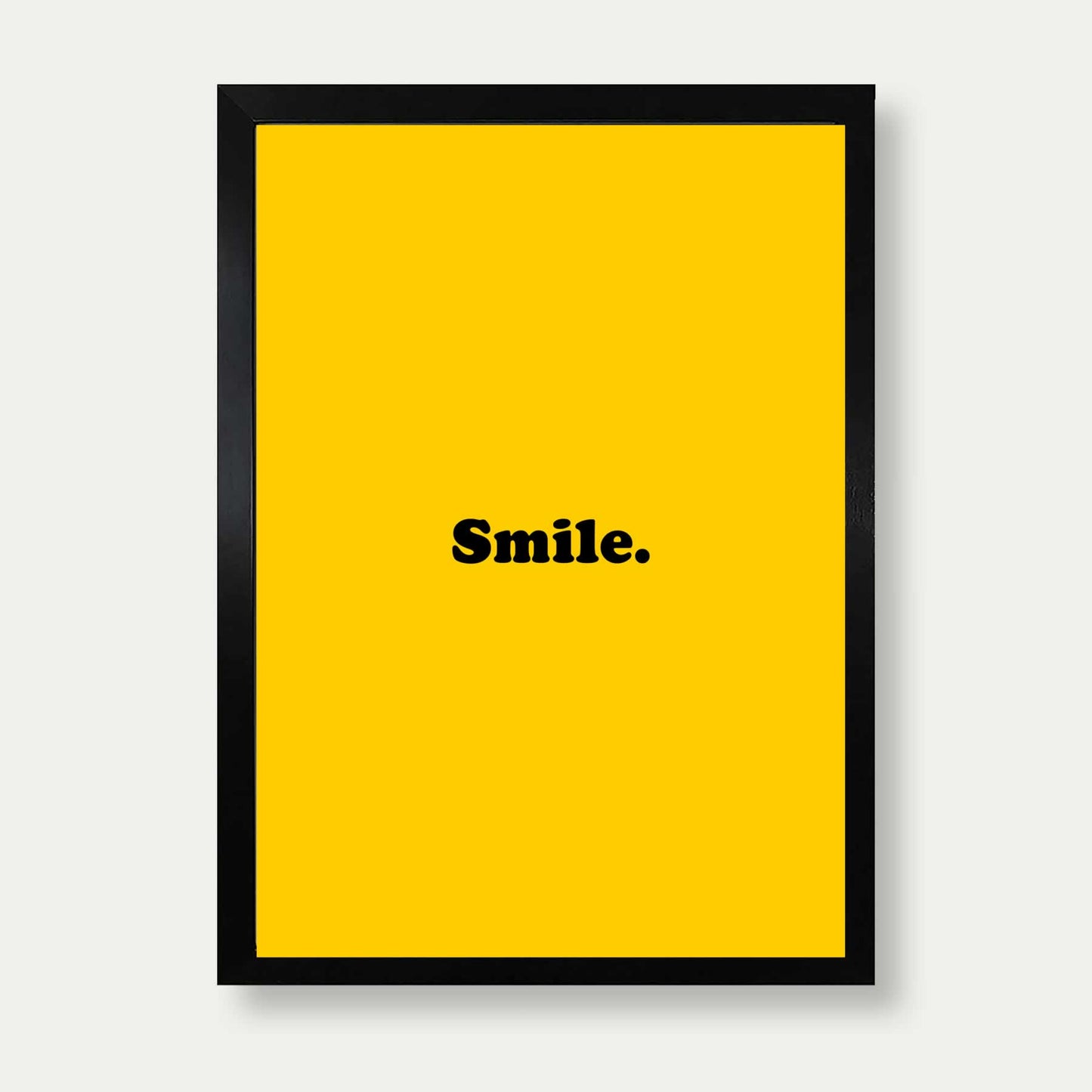 Smile Typography Print