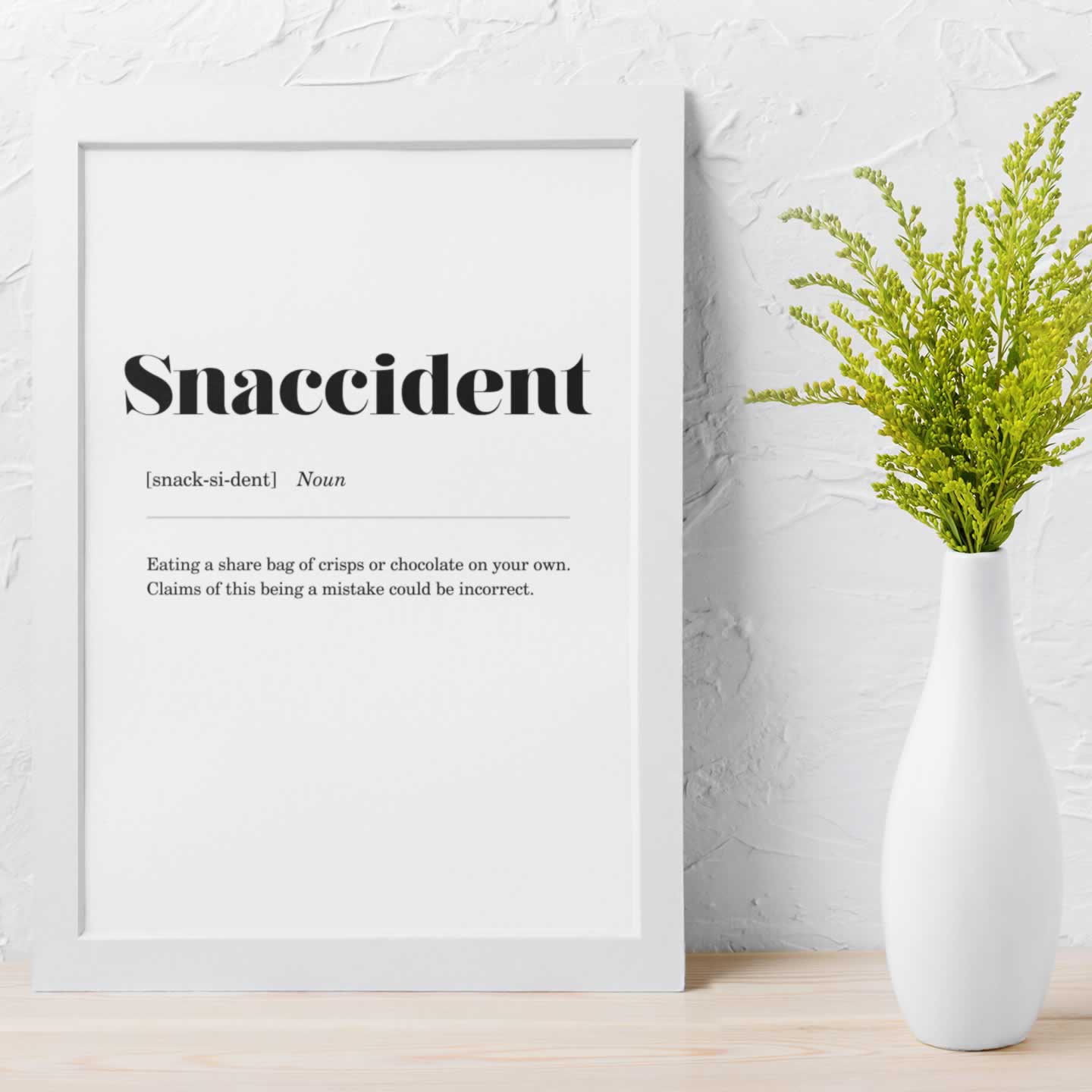 Snaccident Definition Print