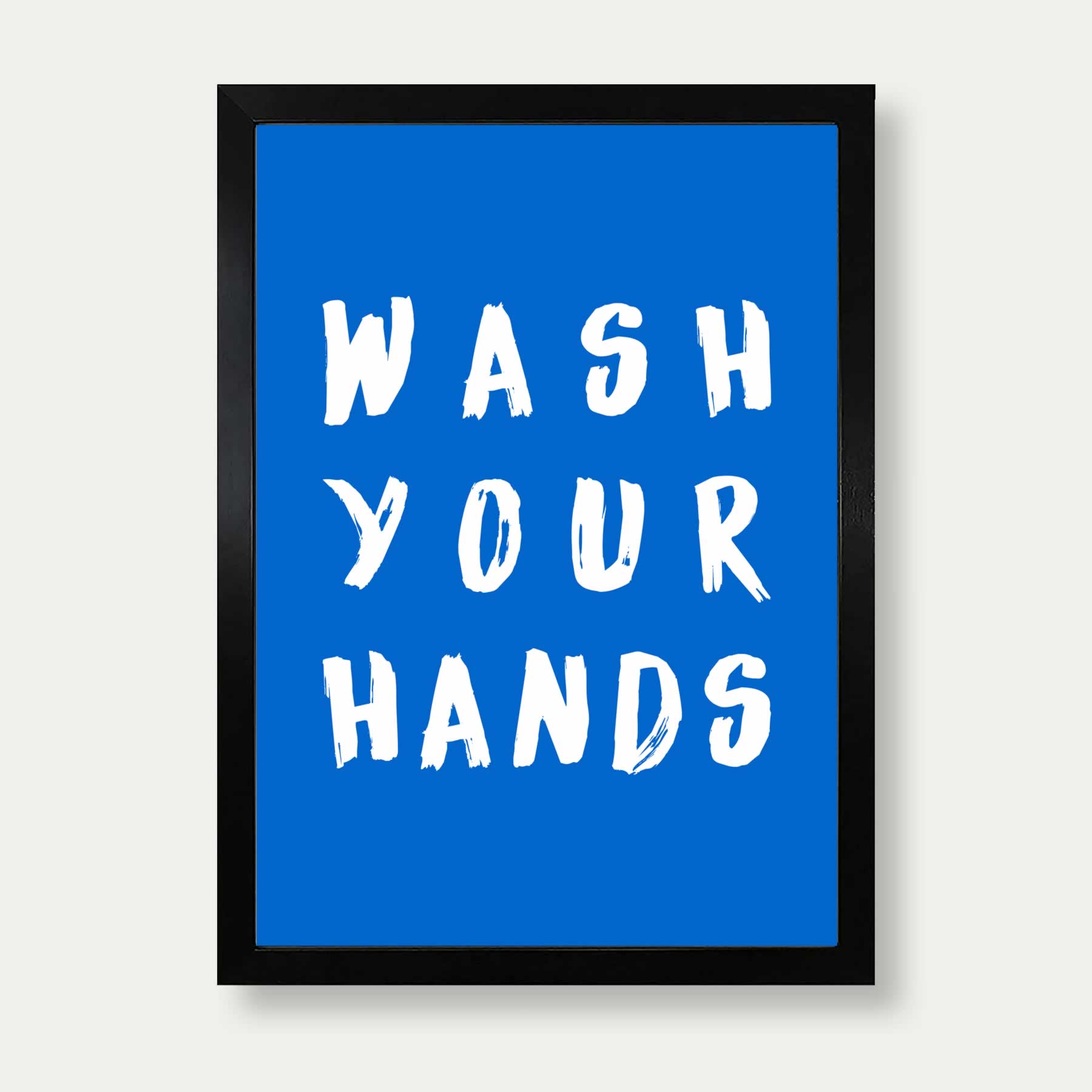 Wash Your Hands Art Print