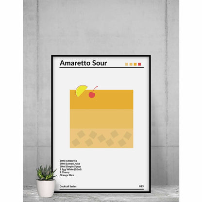 Amaretto Cocktail Recipe Print