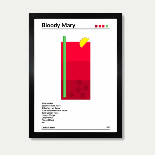 Bloody Mary Cocktail Print