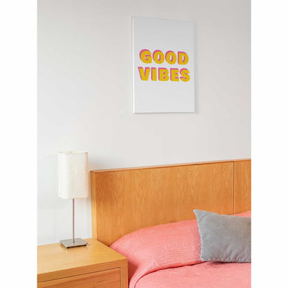 Good Vibes Quote Print Wall Art