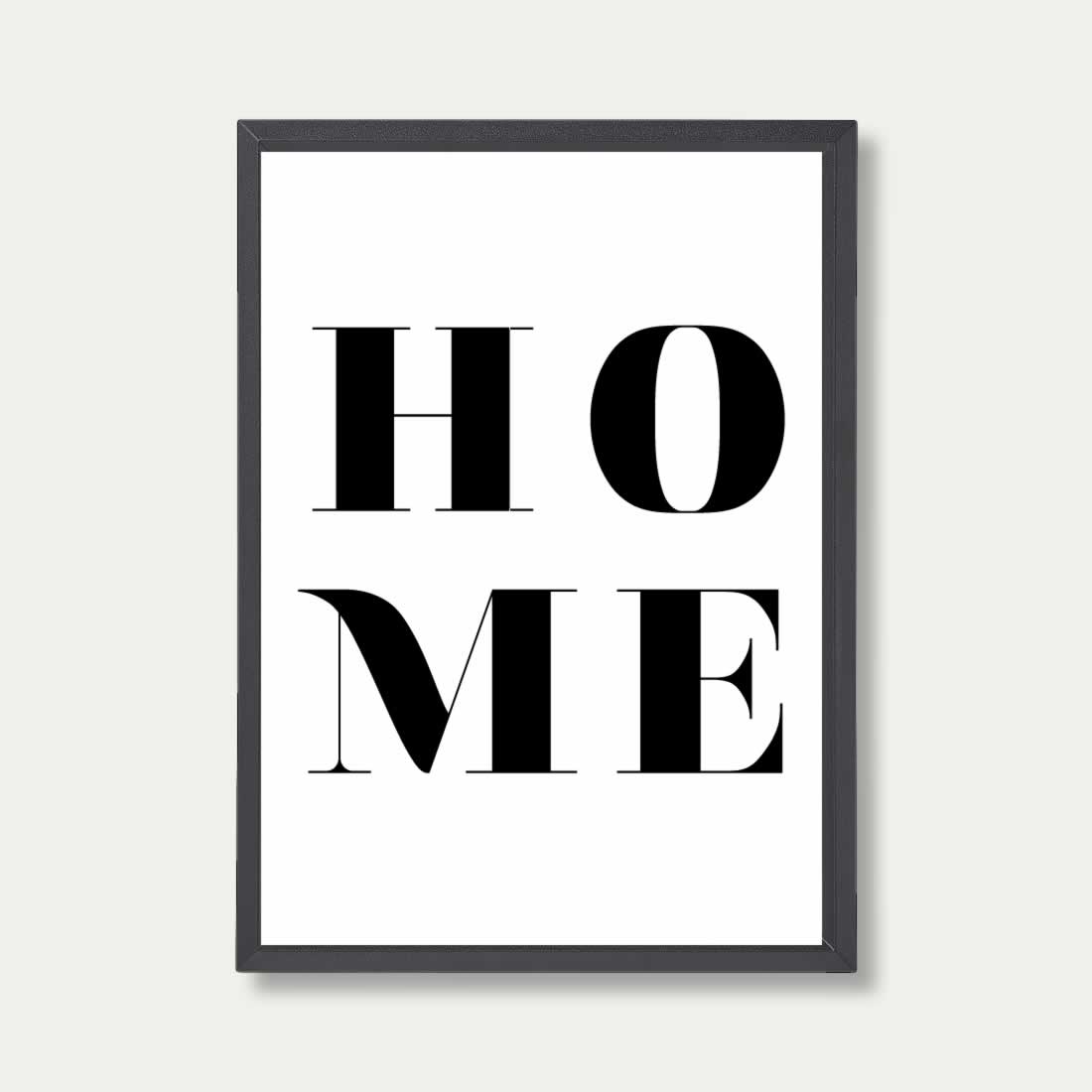 Home Fancy Art Print Classy Serif Style