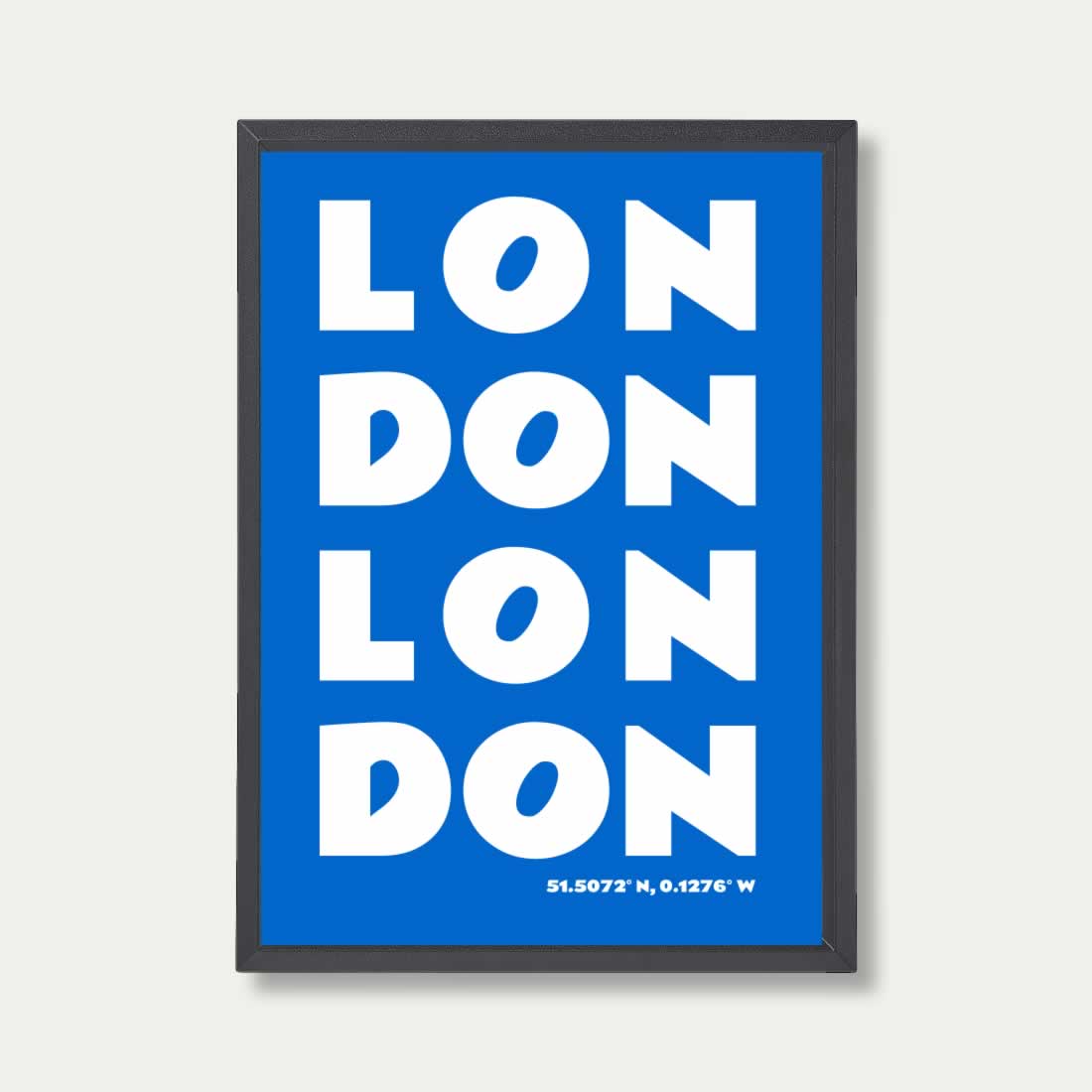 London Bold Travel Print