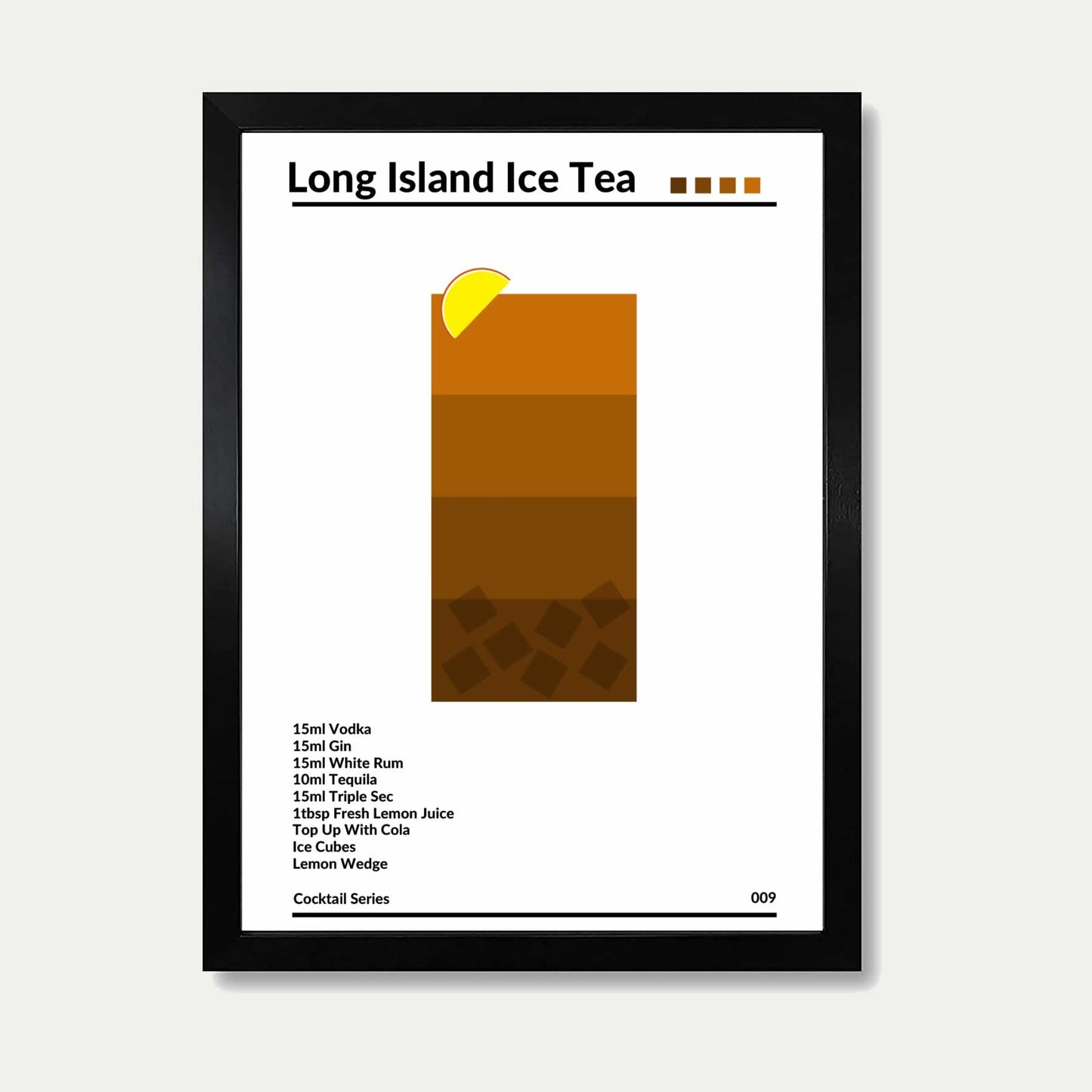 Long Island Ice Tea Cocktail Print