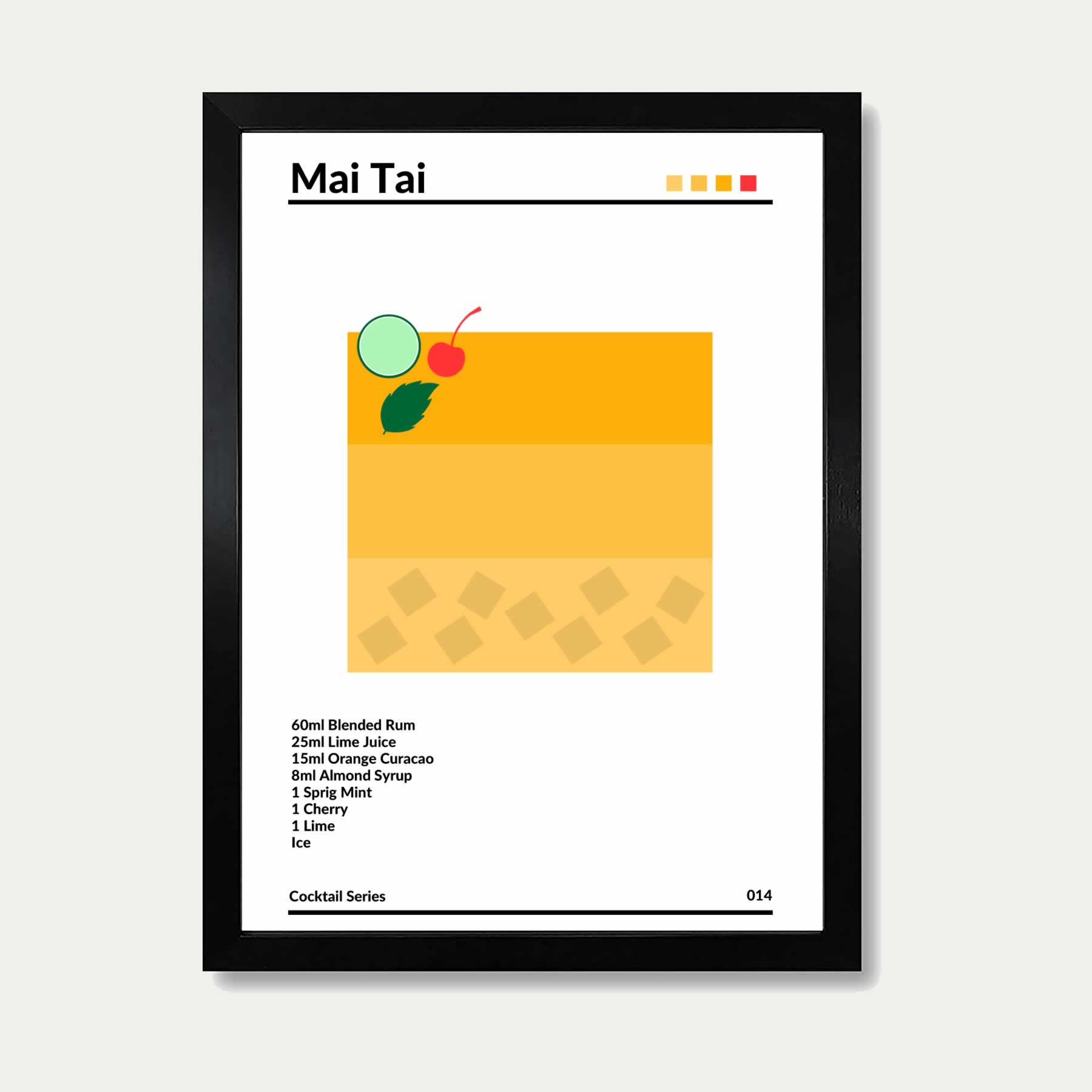 Mai Tai Cocktail Print