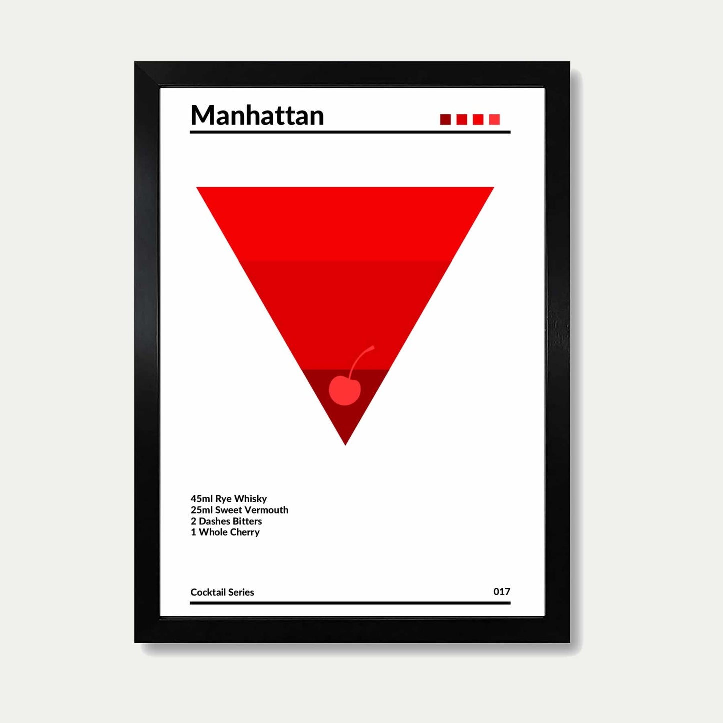 Manhattan Cocktail Print