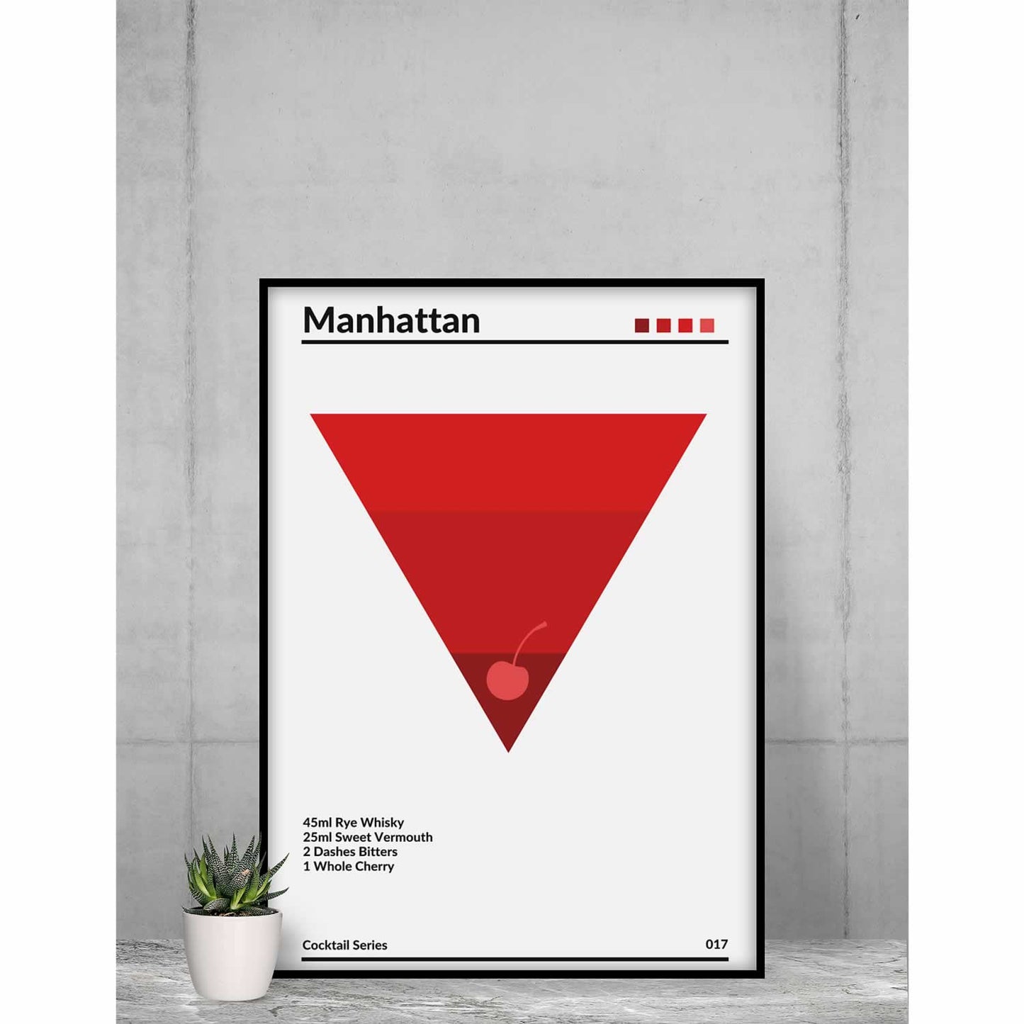 Manhattan Cocktail Print