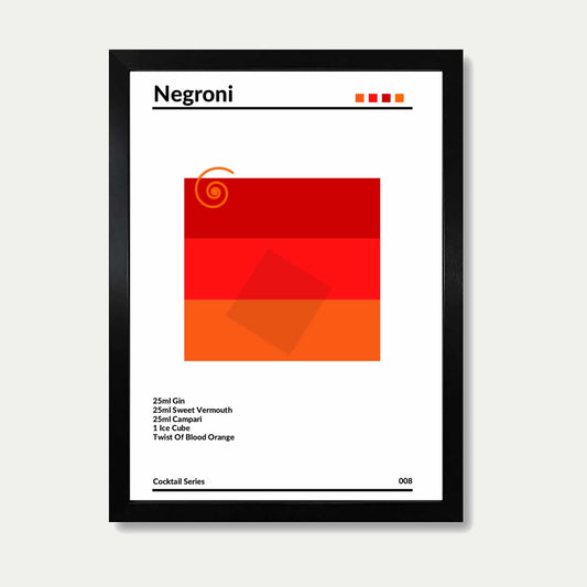 Negroni Cocktail Print